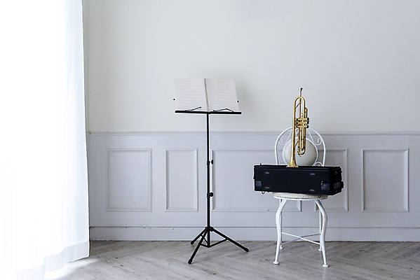 포토 JPG 스튜디오촬영 악기 음악 의자 문화예술 실내 관악기 취미 사람없음 한개 기쁨 클래식 보면대 금관악기 악보 보관함 서양악기 음악교육 트럼펫 오케스트라 독주 음악치료 국내포토 1 교육 감정 가구 컨셉 내부 치료 악단 파일형식