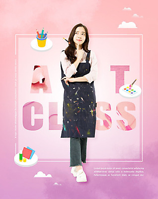 PSD 편집이미지 교육 대학생 분홍색 생각 학교 색연필 미술 서기 사람 20대 성인 보라색 앞치마 물감 한국인 붓 즐거움 색종이 그라데이션 에듀 에듀케이션 스쿨팩 이미지편집 학생 감정 종이 컬러 모션 문화예술 학용품 동양인 청년 미술도구 파일형식