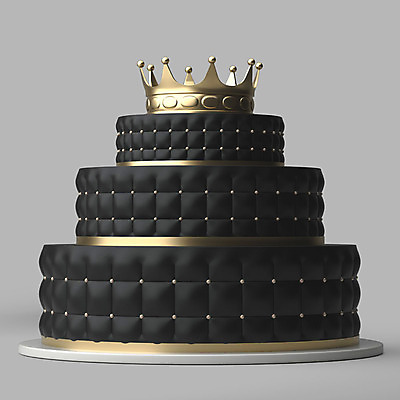 PSD 편집이미지 패턴 왕관 기념 이벤트 사람없음 컬러풀 한개 3D소스 3D 세일 케이크 검은색 축하 달콤 디지털합성 오브젝트 파티용품 3단케이크 편집소스 편집3D 1 컬러 컨셉 무늬 디저트 파티 맛 이벤트용품 파일형식