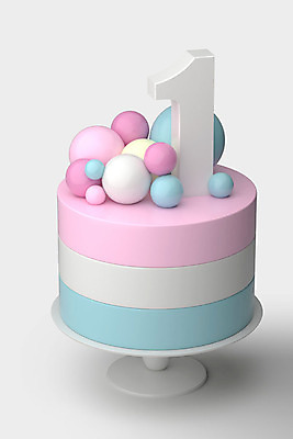 PSD 편집이미지 1 기념 이벤트 사람없음 컬러풀 한개 숫자 3D소스 3D 세일 케이크 축하 원형 달콤 디지털합성 오브젝트 파티용품 생일축하 돌잔치 첫돌 편집소스 1주년 편집3D 도형 문자 기념일 컬러 컨셉 디저트 파티 돌_생일 생일 맛 이벤트용품 파일형식