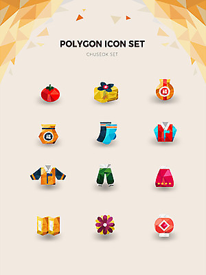 아이콘 한국전통 꽃 복주머니 감 사람없음 세트 추석 가을 등불 보자기 복 한복 보따리 병풍 버선 폴리곤 2D아이콘 AI파일 식물 전통 계절 명절 과일 조명 양말 전통소품 한국 한자 전통의상 파일형식 벡터 천_직물