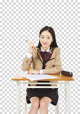 편집이미지 학생 응시 여학생 여자 교복 교실 청소년 여고생 고등학생 수업 한명 미소 누끼 사람 앉기 상반신 앞모습 10대 연필 십대라이프스타일 파이팅 시험 한국인 책상 시험지 필통 PNG 십대여자한명만 편집소스 고등교육 1 라이프스타일 시선 옷 교육 뷰포인트 가구 학교 모션 학용품 표정 동양인 필기구 여자한명만 십대여자만 파일형식