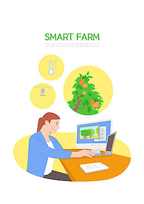 PSD 여자 오렌지 일러스트 한명 사람 성인 물 노트북 스마트폰 컴퓨터 컬러풀 모니터 방 과수원 스마트 책상 문서 온도 조절 정보수집 사물인터넷 여자한명만 성인여자한명만 스마트팜 국내일러스트 자연요소 1 컬러 가구 컨셉 농업 과일 정보기술 전자제품 핸드폰 스마트기기 농장 수집 여자만 성인여자만 파일형식