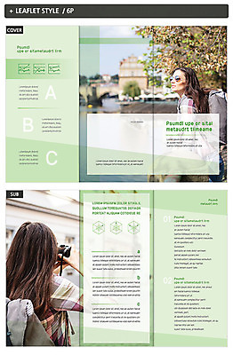 서양인 외국인 템플릿 표지디자인 여자 표지 ZIP 내지 리플렛 여행 3단접지 배낭 팜플렛 20대 성인 두명 초록색 사진촬영 가을 배낭여행 가을여행 성인여자만 인디자인 INDD 이미지템플릿 계절 컬러 가방 사람 인종 청년 촬영 여자만 성인만 파일형식 가을_계절