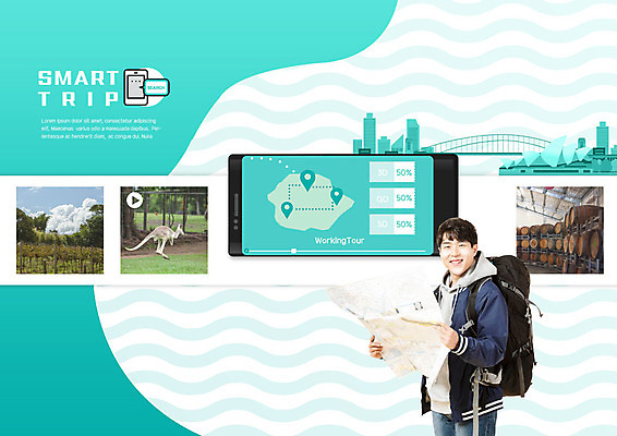 PSD 편집이미지 남자 행복 여행 지도 배낭 한명 사람 20대 성인 스마트폰 한국인 민트 스마트 창고 즐거움 캥거루 성인남자한명만 카피스페이스 이미지편집 1 감정 컨셉 가방 포유류 동양인 청년 핸드폰 스마트기기 공백 허브 남자한명만 성인남자만 파일형식