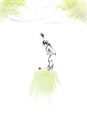 PSD 여자 교육 어린이 일러스트 캘리그라피 공 붓터치 한명 사람 소녀 방망이 가을 흰색 즐거움 번짐 체육복 체육대회 게이트볼 에듀 에듀케이션 소녀한명만 스쿨팩 국내일러스트 1 계절 감정 컬러 운동복 구기 체육 대회 여자한명만 소녀만 파일형식 효과