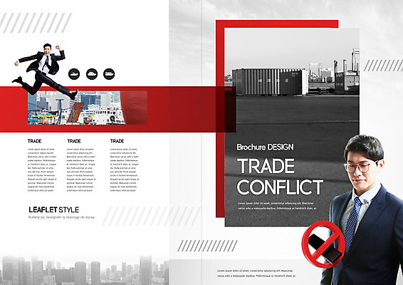 PSD 템플릿 표지디자인 북디자인 출판디자인 표지 남자 리플렛 북커버 비즈니스 팜플렛 20대 성인 두명 빨간색 경제 한국인 금지 비즈니스맨 컨테이너 사회이슈 무역 전쟁 갈등 분쟁 수출업 성인남자만 무역전쟁 이미지템플릿 산업 컬러 컨셉 사람 동양인 청년 직장인 남자만 성인만 파일형식