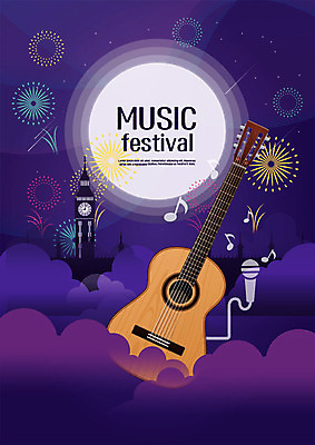 PSD 구름 편집이미지 음악 야경 문화예술 불꽃놀이 사람없음 보라색 가을 기타 유성 마이크 즐거움 시계탑 음악회 음악축제 가을축제 예술축제 이미지편집 자연요소 계절 감정 예술 컬러 음향기기 놀이 현악기 탑 축제 공연 야간 파일형식 가을_계절 풍경_경치