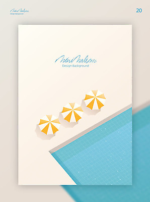 디자인 백그라운드 일러스트 수영장 따뜻함 풍경 사람없음 그래픽 물 뷰티 풀장 파라솔 항공촬영 베이지색 미니멀 국내일러스트 AI파일 자연요소 뷰포인트 컬러 파일형식 벡터