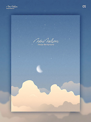 구름 디자인 별 백그라운드 일러스트 하늘 풍경 사람없음 그래픽 파란색 뷰티 새벽 미니멀 국내일러스트 AI파일 자연요소 컬러 파일형식 벡터