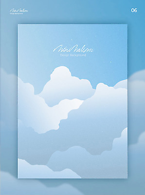 구름 디자인 별 하늘색 백그라운드 일러스트 하늘 풍경 사람없음 그래픽 뷰티 시원함 미니멀 국내일러스트 AI파일 자연요소 파란색 파일형식 벡터