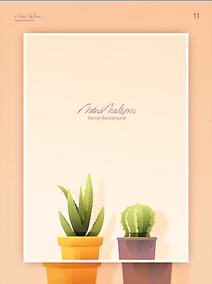 식물 디자인 화분 벽 백그라운드 일러스트 선인장 따뜻함 풍경 사람없음 그래픽 뷰티 살구색 알로에 미니멀 국내일러스트 AI파일 컬러 파일형식 벡터
