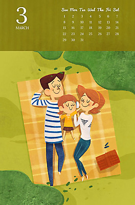PSD 공원 여자 남자 딸 어린이 일러스트 가족 엄마 휴식 성인 세명 소풍 화목 봄 달력 가족라이프 아빠 3월 즐거움 돗자리 2020년 경자년 국내일러스트 라이프스타일 계절 공공시설 감정 컨셉 관계 사람 야외활동 날짜 연도 파일형식
