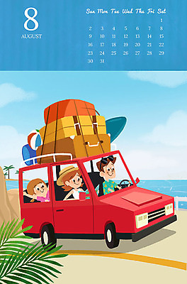 PSD 여자 남자 딸 도로 어린이 여행 일러스트 가족 자동차 엄마 성인 해변 세명 여름 여행가방 화목 달력 짐 가족라이프 아빠 즐거움 8월 2020년 경자년 국내일러스트 라이프스타일 계절 감정 길 육상교통 바다 컨셉 가방 관계 교통시설 사람 날짜 연도 파일형식