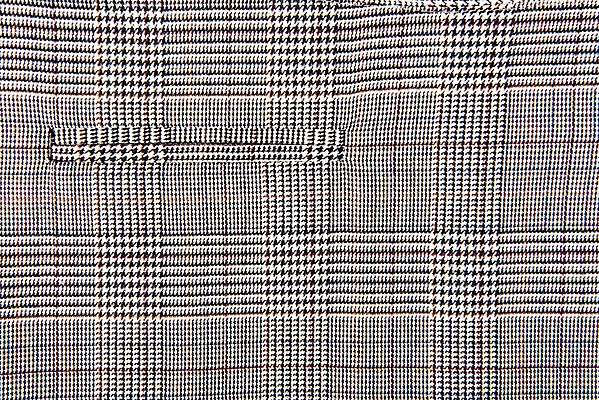 포토 JPG 스튜디오촬영 백그라운드 프레임 실내 근접촬영 사람없음 하이앵글 갈색 견본 직물 주머니 천 배열 원료 질감 체크무늬 격자 규칙 원단샘플 플랫레이 국내포토 뷰포인트 컬러 무늬 내부 플랫 파일형식