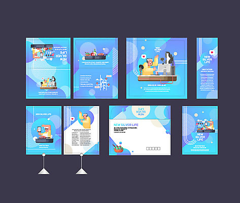 템플릿 배너 배너템플릿 노년 남자 요리 이벤트 여러명 파란색 실버라이프 컴퓨터 세트 현수막 엽서 초대장 방송 소봉투 행사세트 행사템플릿 크리에이터 AI파일 직업 라이프스타일 컬러 다수 편지봉투 카드_감사 사람 성인 전자제품 편지 파일형식 벡터 1인미디어
