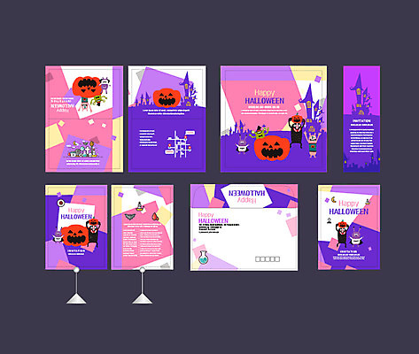 템플릿 배너 배너템플릿 호박 이벤트 사람없음 세트 컬러풀 할로윈 현수막 성 유령 엽서 초대장 몬스터 잭오랜턴 소봉투 행사세트 행사템플릿 AI파일 건축물 컬러 채소 편지봉투 카드_감사 편지 파일형식 벡터