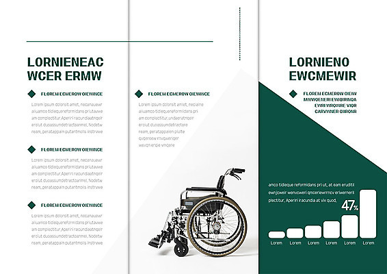 템플릿 표지디자인 북디자인 출판디자인 내지 리플렛 북커버 3단접지 의학 그래프 텐트 팜플렛 사람없음 초록색 세트 휠체어 이미지템플릿 AI파일 컬러 캠핑도구 파일형식 벡터