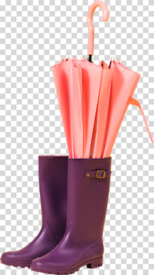 편집이미지 분홍색 우산 장화 누끼 사람없음 여름 비 오브젝트 장마 꽂음 PNG 편집소스 자연요소 계절 컬러 신발 날씨 비_날씨 파일형식