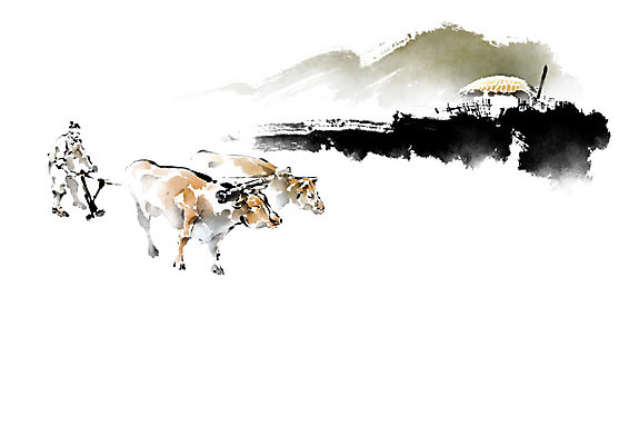 PSD 전통 남자 두마리 밭 일러스트 캘리그라피 붓터치 산 초가집 흑백 한명 사람 풍경 갈색 농사 시골 소 농부 한복 번짐 농작 쟁기 쟁기갈이 힘듦 성인남자한명만 국내일러스트 직업 1 한국전통 컬러 컨셉 2 농업 포유류 한옥 촬영기법 전통의상 남자한명만 성인남자만 파일형식 효과