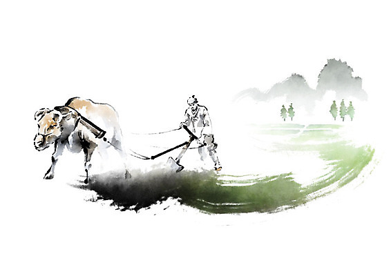 PSD 나무 한마리 전통 남자 밭 일러스트 캘리그라피 붓터치 산 흑백 한명 사람 풍경 농사 시골 소 농부 한복 번짐 농작 쟁기 힘듦 성인남자한명만 국내일러스트 식물 직업 1 한국전통 컨셉 농업 포유류 촬영기법 전통의상 남자한명만 성인남자만 파일형식 효과