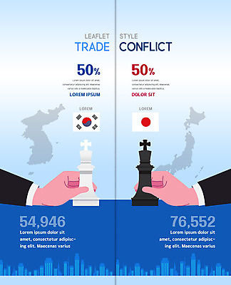 PSD 템플릿 표지디자인 북디자인 손 출판디자인 내지 2단접지 북커버 한국 팜플렛 신체부위 파란색 일본 체스말 태극기 사회이슈 무역 갈등 일장기 분쟁 한일관계 무역전쟁 이미지템플릿 산업 아시아 리플렛 컬러 컨셉 사람 경제 말_게임 체스 국기 파일형식