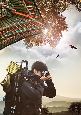 PSD 편집이미지 남자 단풍 산 따뜻함 한명 사람 상반신 20대 성인 옆모습 사진촬영 궁전 한국인 가을 가을여행 출사 성인남자한명만 이미지편집 1 계절 뷰포인트 여행 고건축 잎 동양인 청년 촬영 남자한명만 성인남자만 파일형식 가을_계절