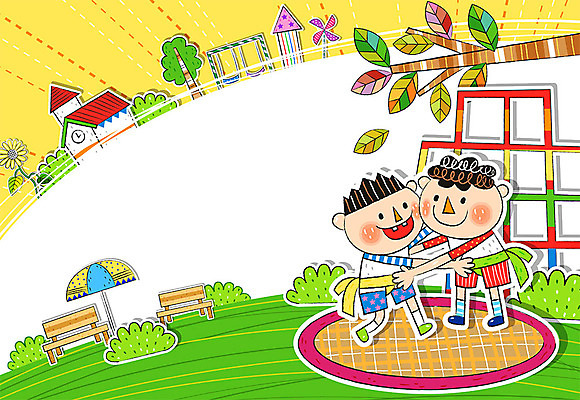 나무 남자 어린이라이프 초등학생 어린이 의자 일러스트 학교 프레임 사람 소년 두명 운동 스쿨라이프 귀여움 가을 파라솔 바람개비 즐거움 그네 체육대회 씨름 정글짐 프레임일러스트 소년만 국내일러스트 AI파일 식물 학생 라이프스타일 계절 교육 감정 스포츠 가구 컨셉 건강 전통놀이 놀이기구 체육 대회 남자만 어린이만 파일형식 벡터