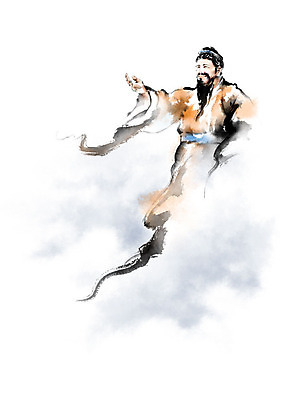 PSD 구름 남자 일러스트 캘리그라피 붓터치 흑백 한명 사람 안개 역사 한복 번짐 개천절 단군 단군신화 토속신앙 남자한명만 국내일러스트 자연요소 1 한국전통 종교 날씨 촬영기법 공휴일 전통의상 국경일 신화 남자만 파일형식 효과