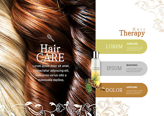 PSD 템플릿 헤어스타일 표지디자인 북디자인 출판디자인 내지 리플렛 북커버 갈색머리 팜플렛 사람없음 금발 뷰티 갈색 머리카락 화장품 머리손질 염색 이미지템플릿 컬러 머리 파일형식