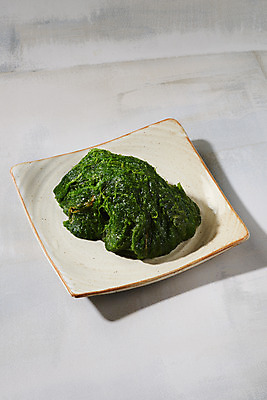 포토 JPG 스튜디오촬영 그릇 식재료 실내 누끼 사람없음 해조류 해초 오브젝트 파래 국내포토 식기 내부 해양식물 파일형식