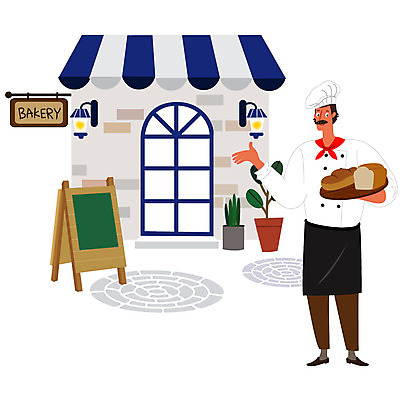 직업 남자 빵 맨라이프 일러스트 한명 사람 성인 레스토랑 카페 빵집 구직 즐거움 열정 자격증 제빵사 싱글라이프 성인남자한명만 국내일러스트 AI파일 1 라이프스타일 감정 음식 컨셉 상점 식당 증명서 남자한명만 성인남자만 파일형식 벡터