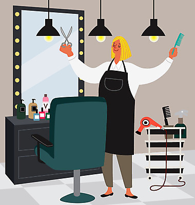 직업 우먼라이프 여자 일러스트 조명 한명 사람 성인 거울 구직 머리빗 미용실 미용사 즐거움 열정 미용가위 자격증 싱글라이프 성인여자한명만 트롤리 국내일러스트 AI파일 1 라이프스타일 감정 컨셉 가위_도구 수레 미용용품 뷰티샵 증명서 여자한명만 성인여자만 파일형식 벡터