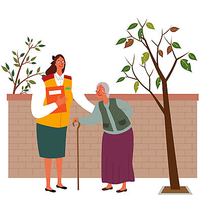 나무 직업 라이프스타일 여자 노년 일러스트 사람 성인 두명 구직 봉사 즐거움 사랑나눔 열정 요양 노인요양 요양보호사 심리 자격증 여자만 돌봄서비스 돌보미 국내일러스트 AI파일 식물 감정 컨셉 사랑 생활 도움 간호 서비스 나눔 증명서 파일형식 벡터