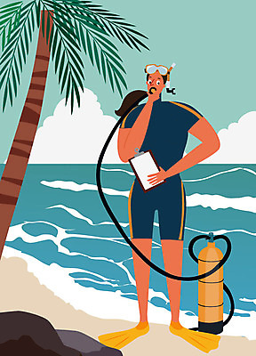 직업 남자 바다 맨라이프 일러스트 한명 사람 성인 야자수 구직 잠수부 즐거움 스쿠버다이빙 열정 산소통 스쿠버다이버 자격증 싱글라이프 성인남자한명만 국내일러스트 AI파일 나무 1 라이프스타일 감정 컨셉 통 수상스포츠 전문직 증명서 남자한명만 성인남자만 파일형식 벡터