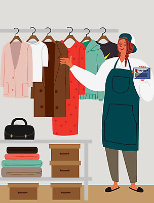 직업 우먼라이프 옷 여자 가방 일러스트 한명 사람 성인 재킷 구직 전문직 즐거움 열정 정리 수납 옷장정리 자격증 싱글라이프 성인여자한명만 국내일러스트 AI파일 1 라이프스타일 잡화 감정 컨셉 외투 증명서 여자한명만 성인여자만 파일형식 벡터