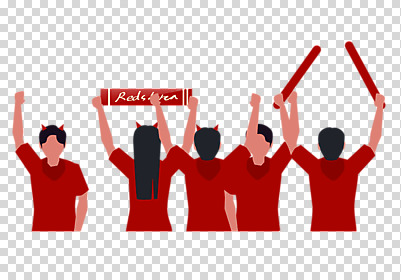 편집이미지 여자 남자 응원 한국 누끼 여러명 붉은악마 열정 응원단 막대풍선 PNG 편집소스 월드싸커 감정 아시아 스포츠 다수 사람 응원용품 풍선 파일형식