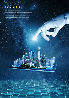 PSD 편집이미지 손 별 그래프 미래 새로움 사람없음 건물 그래픽 파란색 태블릿 우주 터치 도시 남색 로봇 미래도시 로봇팔 홀로그램 4차산업 미래산업 이미지편집 자연요소 건축물 산업 컬러 컨셉 신체부위 전자제품 스마트기기 파일형식