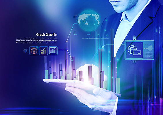 PSD 편집이미지 손 남자 그래프 새로움 한명 사람 정장 성인 신체부위 그래픽 파란색 태블릿 지구본 터치 비즈니스맨 남색 입체 홀로그램 성인남자한명만 4차산업 이미지편집 1 옷 산업 컬러 컨셉 비즈니스 전자제품 스마트기기 직장인 남자한명만 성인남자만 파일형식