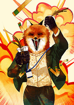 PSD 동물 한마리 커피 일러스트 스트레스 의인화 사람 사무실 주황색 슬픔 분노 업무 직장인 폭력 종이컵 폭발 여우 사원증 국내일러스트 직업 1 감정 음료 컬러 비즈니스 포유류 컵 작업 일회용 사회이슈 파일형식