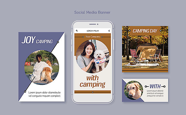 PSD 템플릿 배너템플릿 여자 ZIP 반려견 웹템플릿 디자인시안 모바일 텐트 20대 성인 두명 파란색 반려동물 세트 캠핑 한국인 골든리트리버 강아지 어플리케이션 모바일템플릿 모바일웹 반려 소셜네트워크 소셜미디어 웹배너 성인여자만 비숑프리제 모바일앱 SNS배너 모바일페이지 이미지템플릿 동물 배너 컬러 레저 캠핑도구 사람 동양인 청년 개 리트리버 페이지 여자만 성인만 파일형식