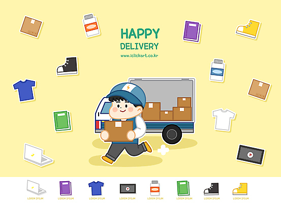 전신 모자 남자 신발 일러스트 한명 들기 성인 책 노트북 태블릿 달리기 노란색 반팔티셔츠 택배기사 배송 택배 택배상자 영양제 성인남자한명만 탑차 국내일러스트 AI파일 1 잡화 컬러 티셔츠 모션 사람 전자제품 스마트기기 상자 약 트럭 운송업 배달원 남자한명만 성인남자만 파일형식 벡터