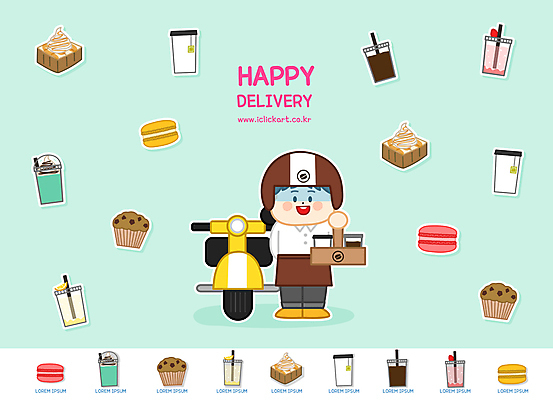전신 여자 커피 음료 일러스트 디저트 한명 서기 들기 성인 카페 오토바이 차 배달원 헬멧 배송 머핀 마카롱 민트색 에이드 테이크아웃컵 허니브레드 성인여자한명만 음식배달 국내일러스트 AI파일 직업 1 음식 빵 컬러 모션 사람 컵 상점 바이크 보호장비 여자한명만 성인여자만 파일형식 벡터