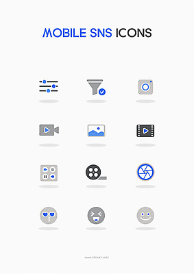 아이콘 모바일 키스 표정 미소 사람없음 파란색 카메라 사진촬영 회색 볼륨 앨범 필름 즐거움 웹아이콘 영상 비디오 온라인 일시정지 동영상 조절 이모티콘 카메라렌즈 소셜네트워크 플레이 필터 영상촬영 2D아이콘 AI파일 감정 컬러 전자제품 촬영 애정표현 파일형식 벡터