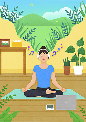 전신 PSD 구름 여자 화분 액자 잎 일러스트 상상 탁자 집안 휴식 산 한명 앉기 성인 취미 노트북 평화 눈감음 헤드셋 음악감상 자명종 매트 명상 힐링 각티슈 자연친화 성인여자한명만 집콕 스테이홈 레이어드홈 차분 국내일러스트 자연요소 식물 1 시계 음향기기 가구 컨셉 모션 자연 실내 사람 전자제품 헤드폰 감상 알람 화장지 신조어 여자한명만 성인여자만 파일형식 사회적거리두기 앳홈라이프