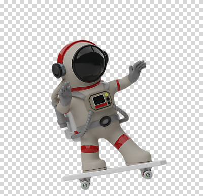 전신 편집 편집이미지 한명 누끼 사람 3D소스 3D 손들기 우주비행사 스케이트보드 배송 디지털합성 우주복 PNG 편집소스 1 옷 모션 우주 보드_스포츠 파일형식