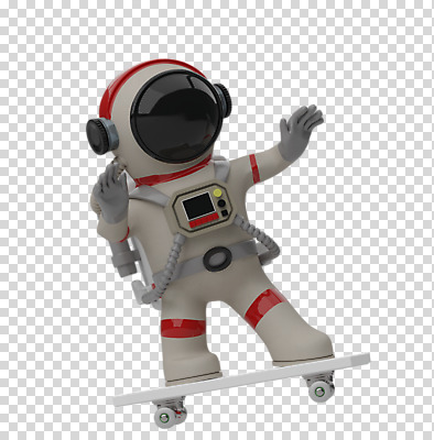 전신 편집 편집이미지 한명 누끼 사람 3D소스 3D 손들기 우주비행사 스케이트보드 배송 디지털합성 우주복 PNG 편집소스 1 옷 모션 우주 보드_스포츠 파일형식