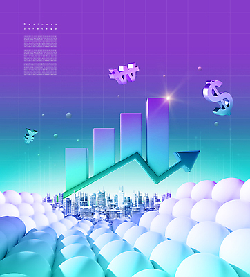 PSD 편집이미지 화살표 비즈니스 사람없음 건물 파란색 달러 보라색 도시 원형 원화 엔 막대그래프 상승 꺾은선 이미지편집 도형 건축물 선 컬러 컨셉 돈 그래프 파일형식