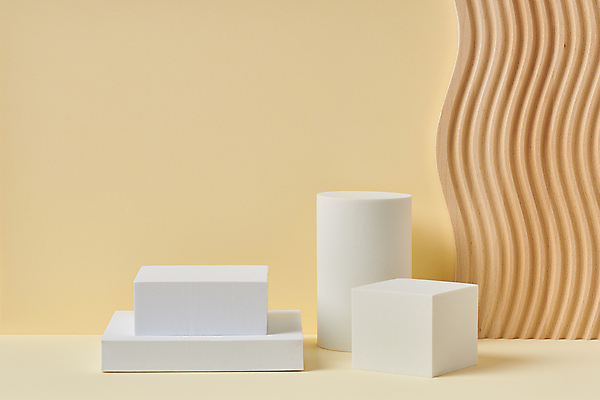 포토 도형 선 백그라운드 실내 내부 공백 무대 원형 입체 베이지색 파일형식 웨이브 포디움 단상 곡선 원기둥 정사각형 카피스페이스 모던 목업 입체도형 스튜디오촬영 JPG 사람없음 오브젝트 베이지색배경 국내포토