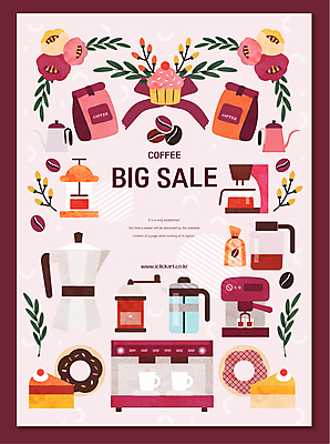 꽃 리본 커피 잎 일러스트 프레임 타이포그라피 사람없음 쇼핑 카페 원두 도넛 조각케이크 커피잔 커피포트 자주색 커피메이커 머핀 그라인더 빅세일 커피여과기 커피용품 프레임일러스트 모카포트 원두봉투 국내일러스트 AI파일 식물 문자 음료 빵 컬러 주전자 디저트 봉투 잔 세일 케이크 상점 오브젝트 파일형식 벡터